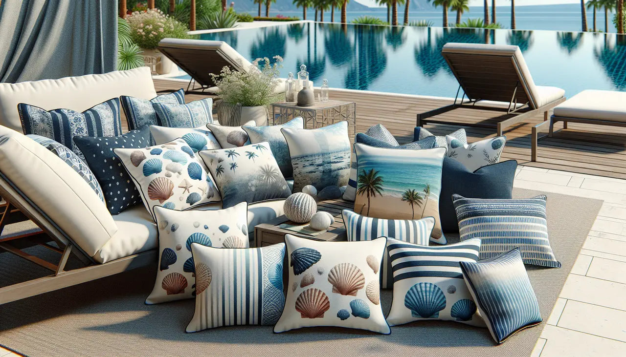 Coastal Pillows: The Perfect Addition to Your Poolside Decor