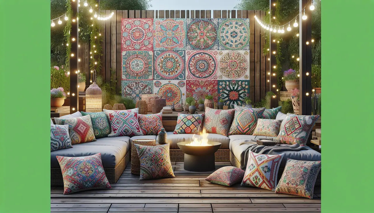 The Art of Throw Pillow Design: Transforming Outdoor Living Areas