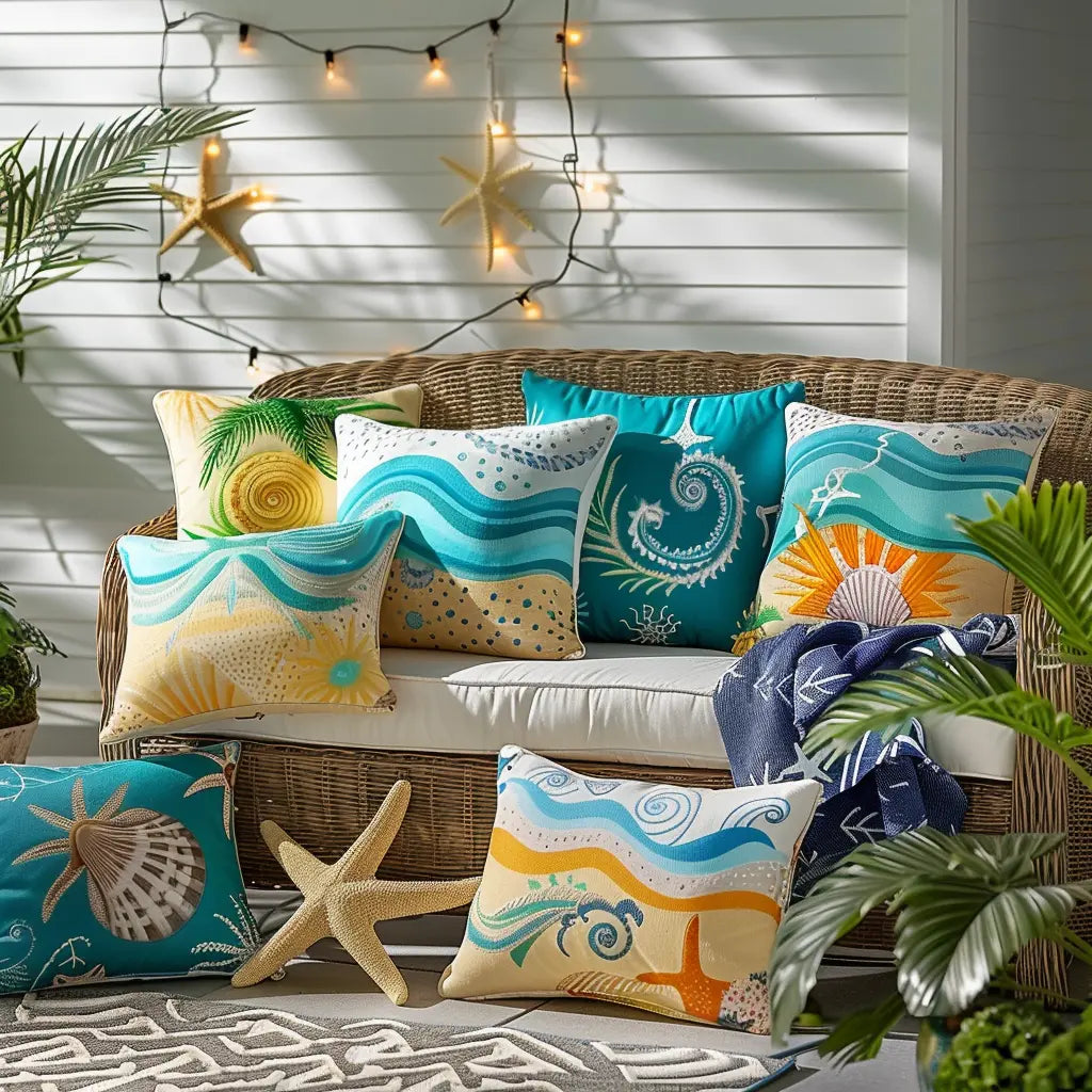 5 Creative Ways to Brighten Your Outdoor Beach Patio with Colorful Pillows