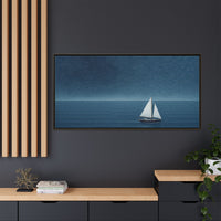 Thumbnail for Sail Into Stillness Canvas Wall Art with Frame