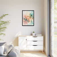 Thumbnail for Palm Glow Canvas Wall Art with Frame