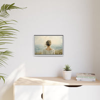 Thumbnail for Where the Sky Meets Her Canvas Wall Art with Frame