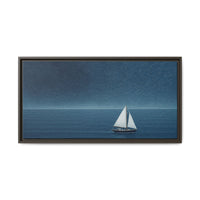 Thumbnail for Sail Into Stillness Canvas Wall Art with Frame
