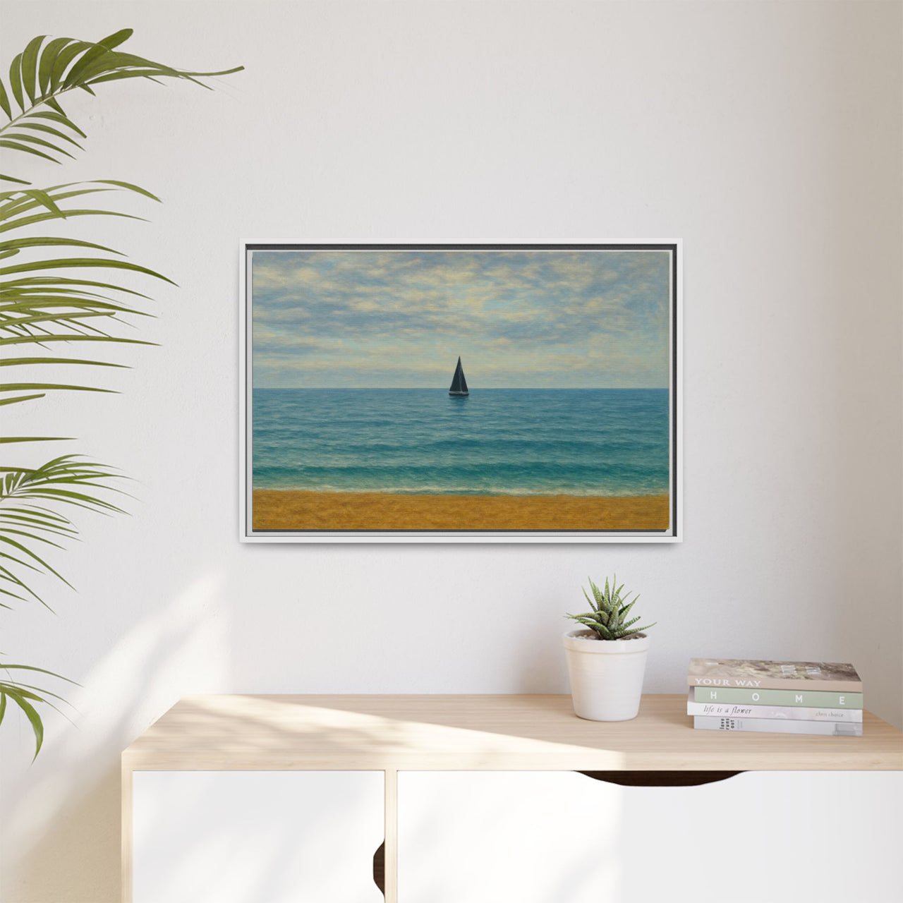 Still Waters Canvas Wall Art with Frame
