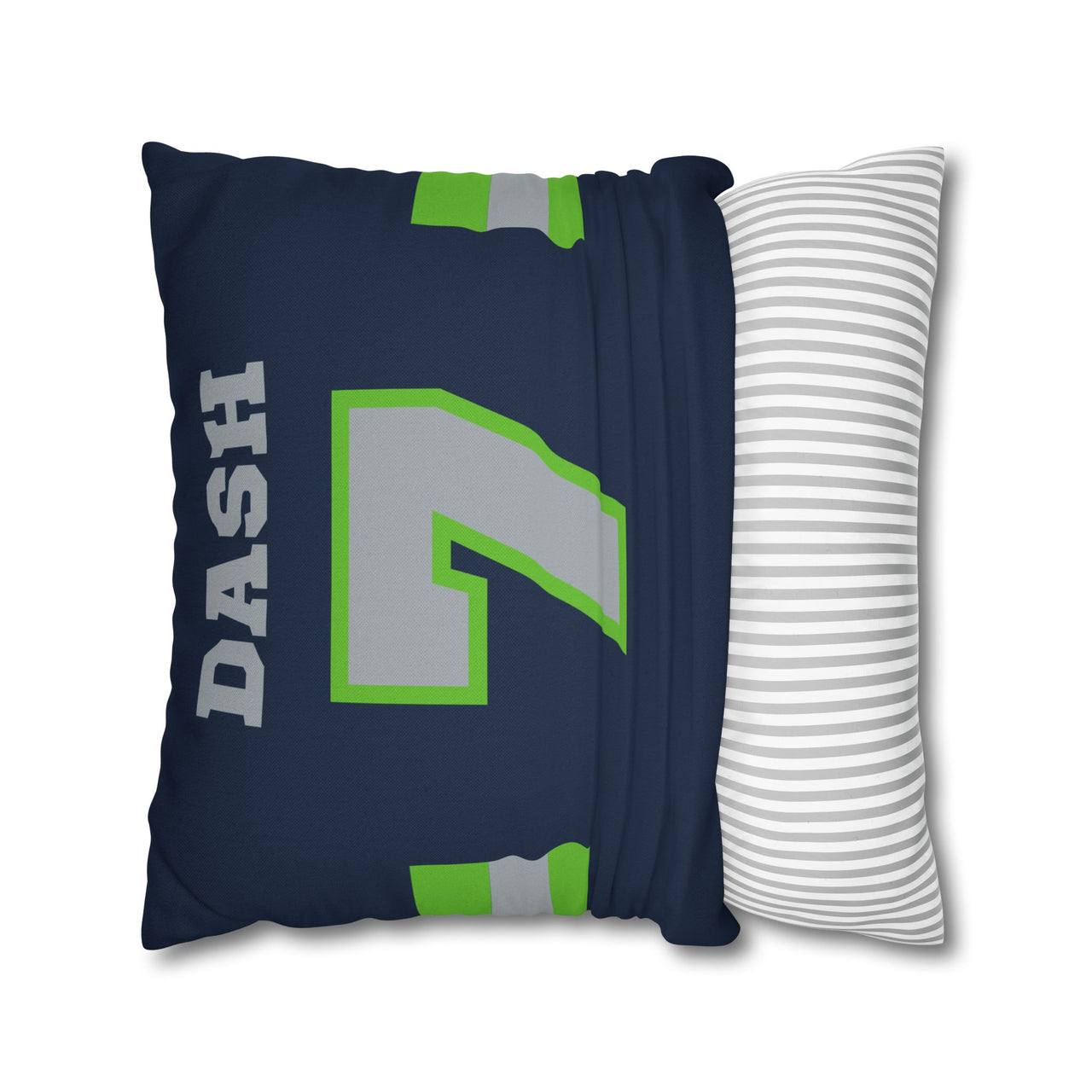 Seattle Square Pillowcase with Custom Name & Number