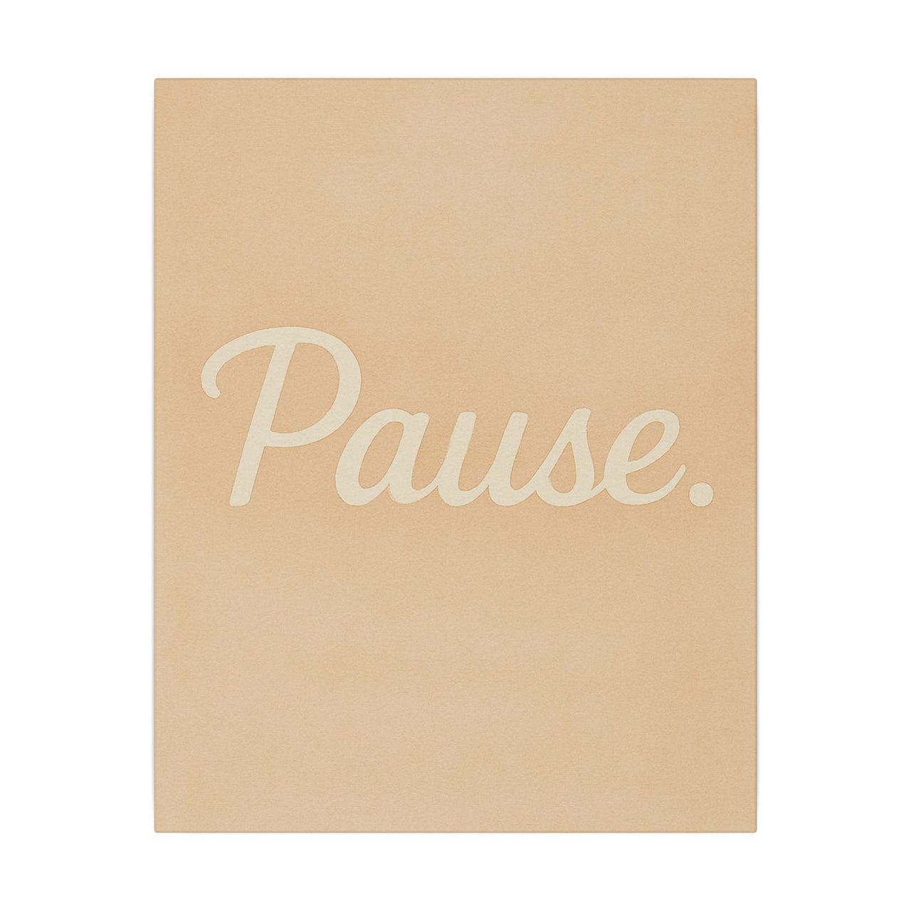 Pause Canvas Wall Art
