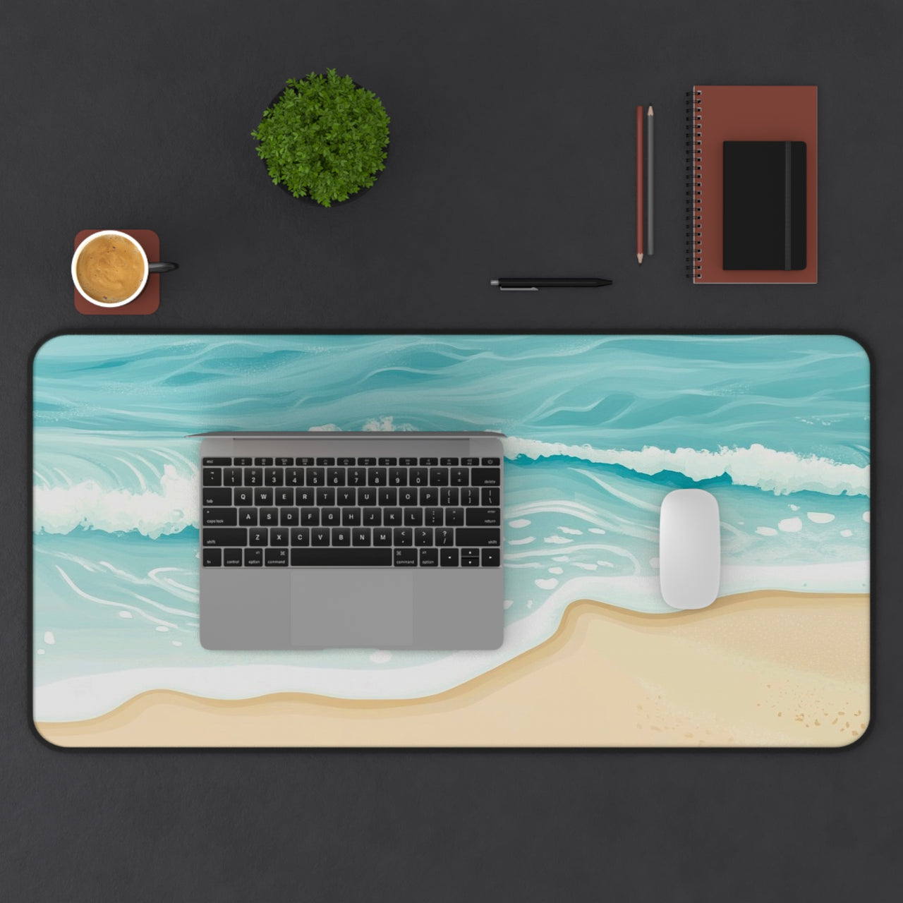Coastal Wave Desk Mat