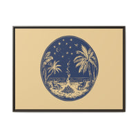 Thumbnail for Beachfire Nights Canvas Wall Art with Frame
