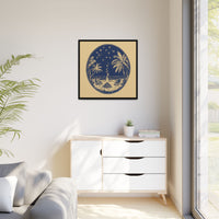 Thumbnail for Beachfire Nights Canvas Wall Art with Frame
