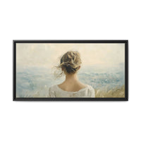 Thumbnail for Where the Sky Meets Her Canvas Wall Art with Frame
