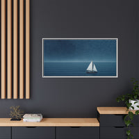 Thumbnail for Sail Into Stillness Canvas Wall Art with Frame