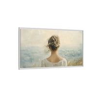 Thumbnail for Where the Sky Meets Her Canvas Wall Art with Frame
