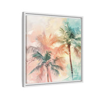 Thumbnail for Palm Glow Canvas Wall Art with Frame