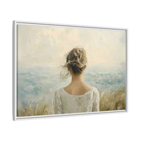 Thumbnail for Where the Sky Meets Her Canvas Wall Art with Frame