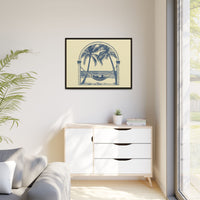 Thumbnail for Palm Retreat Hammock Canvas Wall Art with Frame