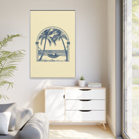Thumbnail for Palm Retreat Hammock Canvas Wall Art with Frame