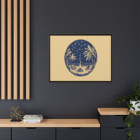 Thumbnail for Beachfire Nights Canvas Wall Art with Frame