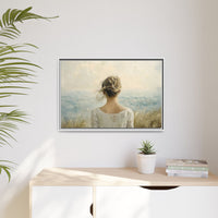 Thumbnail for Where the Sky Meets Her Canvas Wall Art with Frame