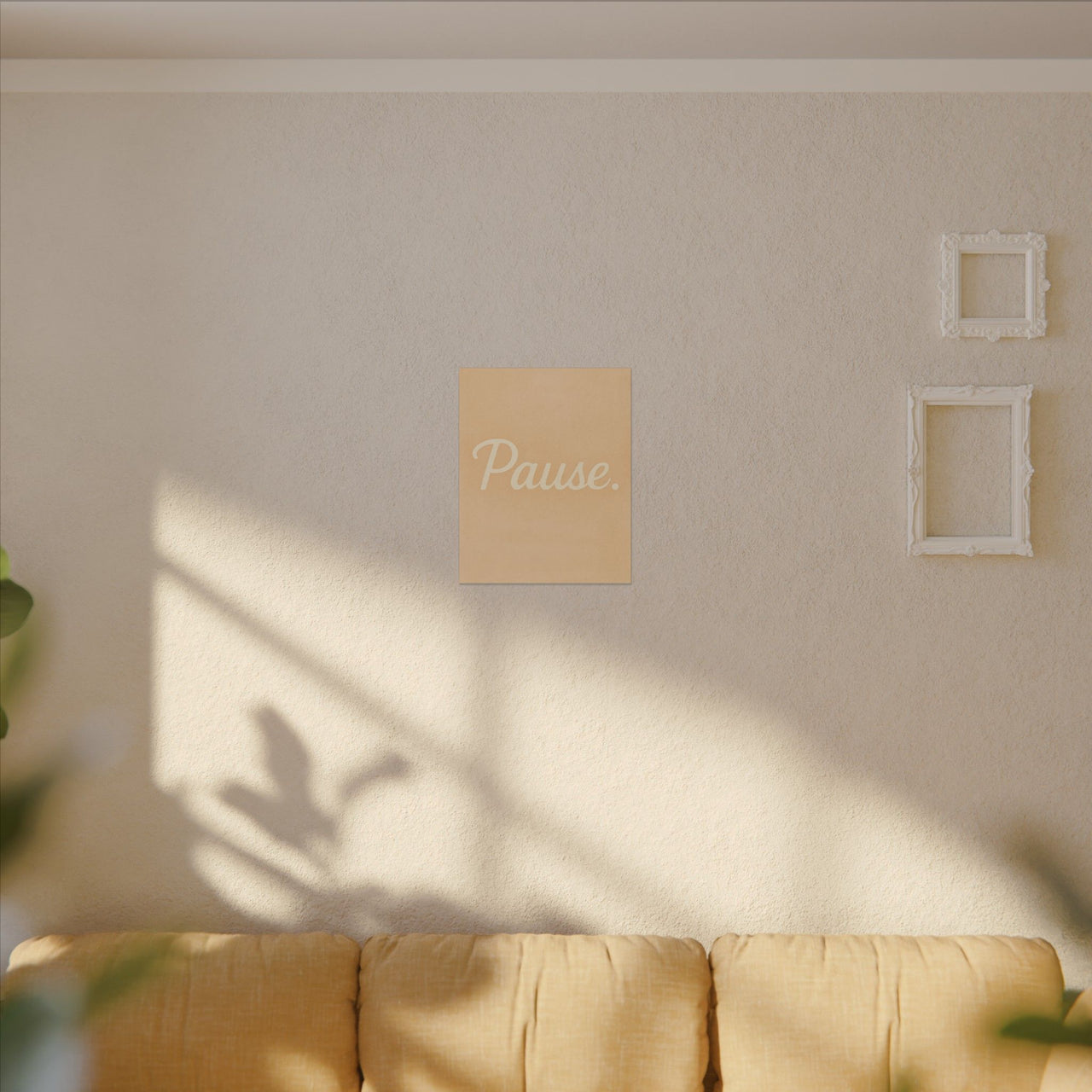 Pause Canvas Wall Art