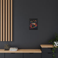 Thumbnail for Neon Tide Crab Canvas Wall Art with Frame