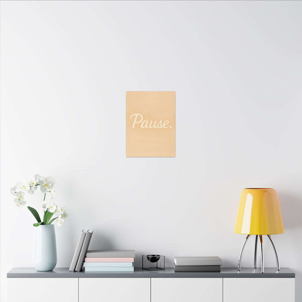 Pause Canvas Wall Art