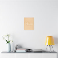 Thumbnail for Pause Canvas Wall Art