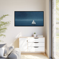 Thumbnail for Sail Into Stillness Canvas Wall Art with Frame