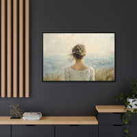 Thumbnail for Where the Sky Meets Her Canvas Wall Art with Frame