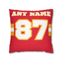 Thumbnail for Kansas City Square Pillowcase with Custom Name & Number