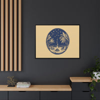 Thumbnail for Beachfire Nights Canvas Wall Art with Frame