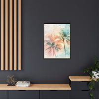 Thumbnail for Palm Glow Canvas Wall Art with Frame