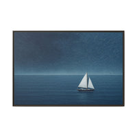 Thumbnail for Sail Into Stillness Canvas Wall Art with Frame