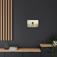 Thumbnail for Where the Sky Meets Her Canvas Wall Art with Frame