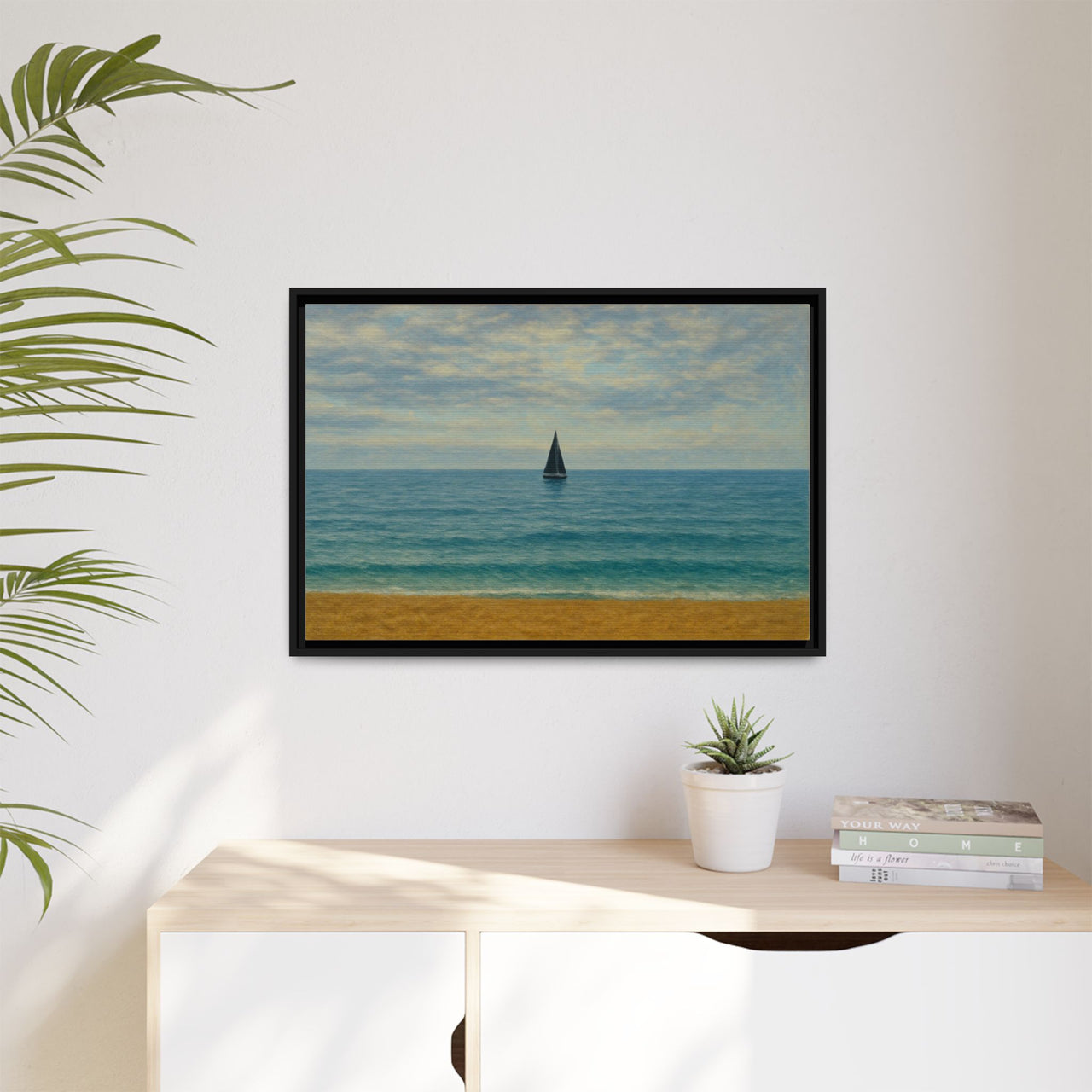 Still Waters Canvas Wall Art with Frame