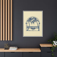 Thumbnail for Palm Retreat Hammock Canvas Wall Art with Frame