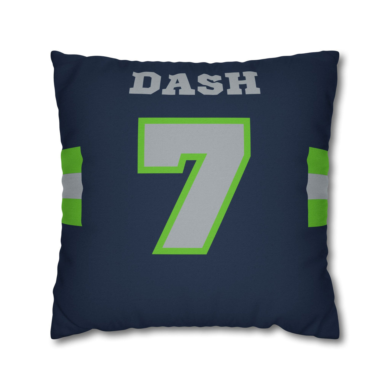 Seattle Square Pillowcase with Custom Name & Number