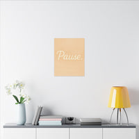 Thumbnail for Pause Canvas Wall Art