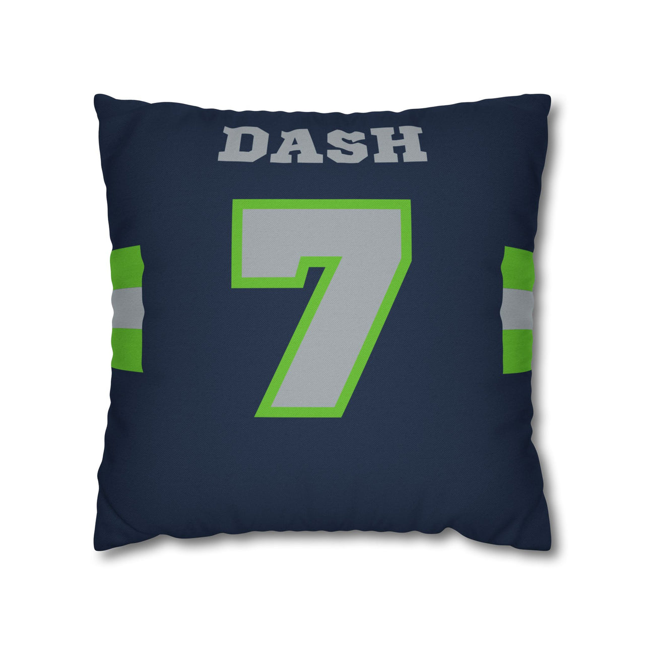 Seattle Square Pillowcase with Custom Name & Number