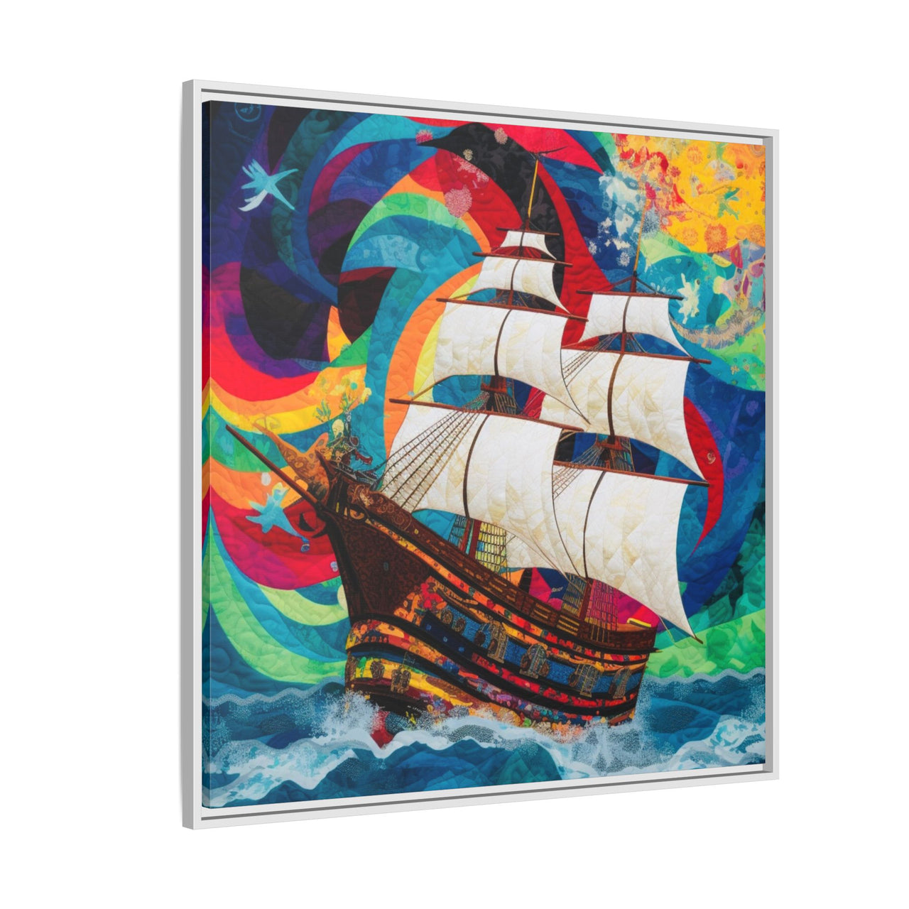 Sails of Change Canvas Wall Art with Frame