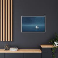 Thumbnail for Sail Into Stillness Canvas Wall Art with Frame