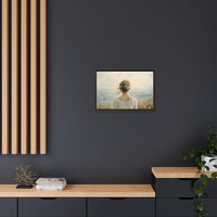 Thumbnail for Where the Sky Meets Her Canvas Wall Art with Frame