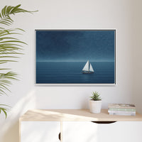 Thumbnail for Sail Into Stillness Canvas Wall Art with Frame