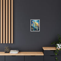 Thumbnail for Gliding Turtle Canvas Wall Art with Frame