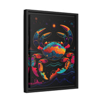 Thumbnail for Neon Tide Crab Canvas Wall Art with Frame