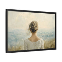 Thumbnail for Where the Sky Meets Her Canvas Wall Art with Frame