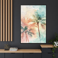 Thumbnail for Palm Glow Canvas Wall Art with Frame