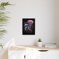Thumbnail for Celestial Drifter Jellyfish Canvas Wall Art with Frame