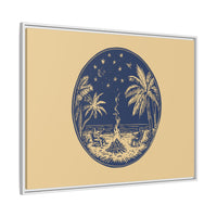 Thumbnail for Beachfire Nights Canvas Wall Art with Frame