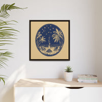 Thumbnail for Beachfire Nights Canvas Wall Art with Frame
