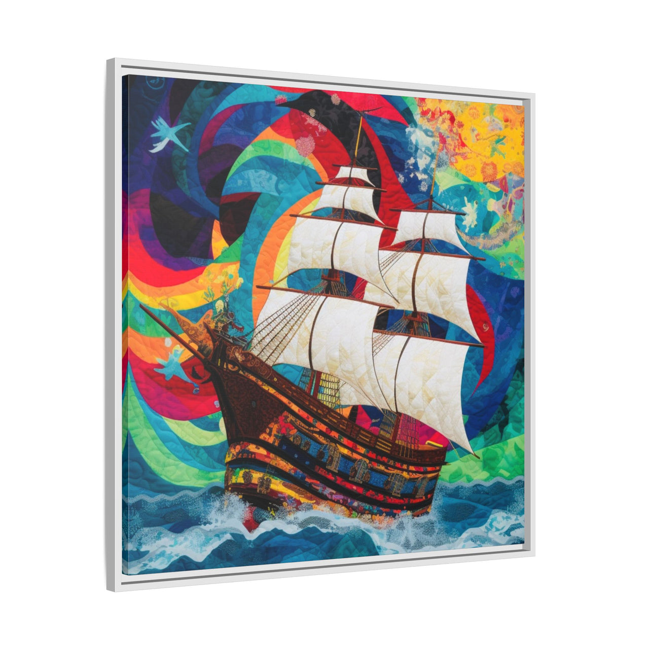 Sails of Change Canvas Wall Art with Frame